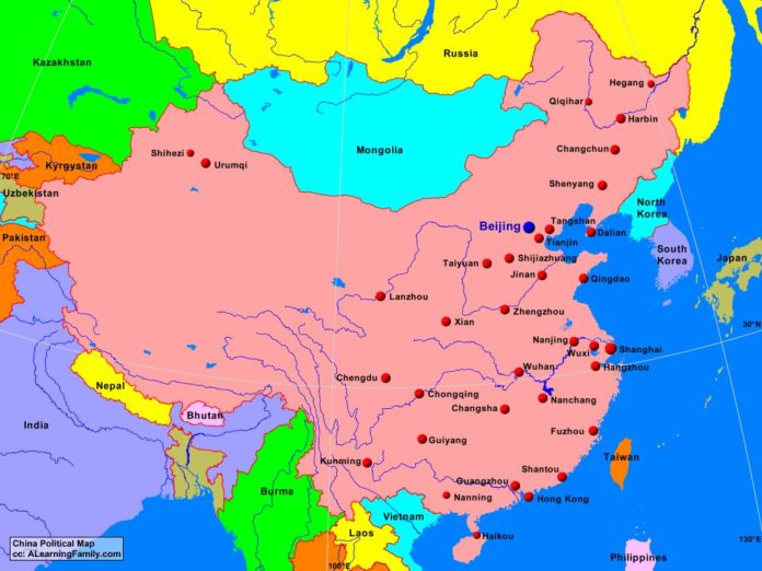 China political map
