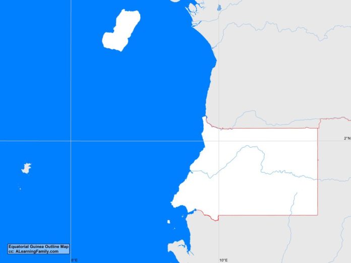Equatorial Guinea outline map