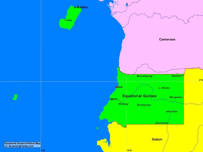 Equatorial Guinea political map