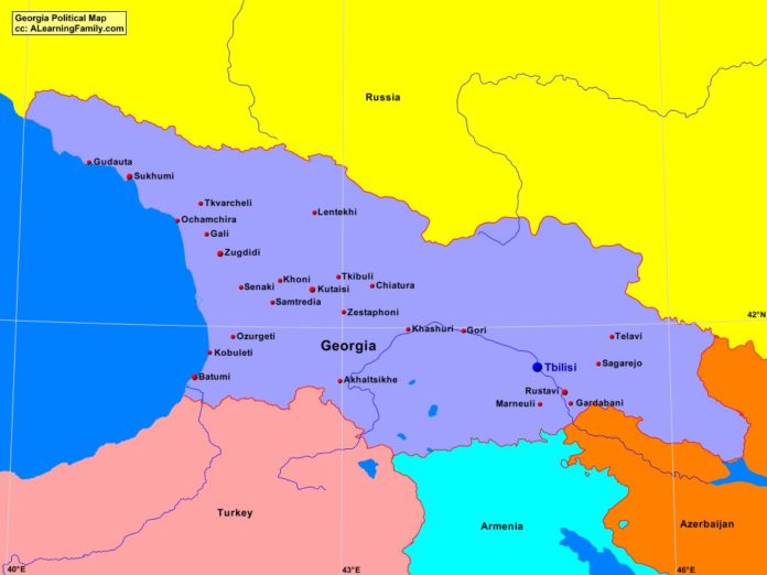Georgia political map