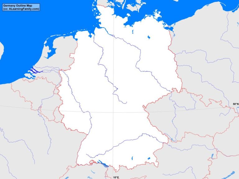 Germany Outline Map A Learning Family   GermanyOutline 768x576 