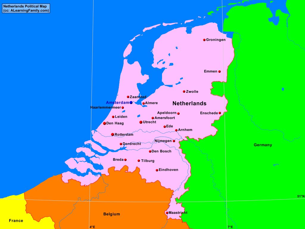Netherlands Political Map Netherlands Map Holland Map - vrogue.co