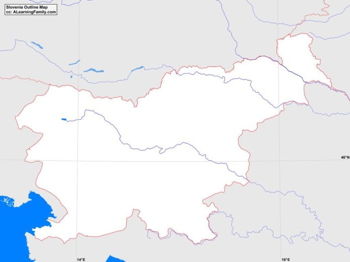 Slovenia outline map