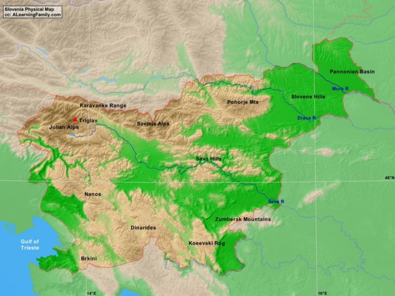 Slovenia Physical Map A Learning Family   SloveniaPhysical 768x576 