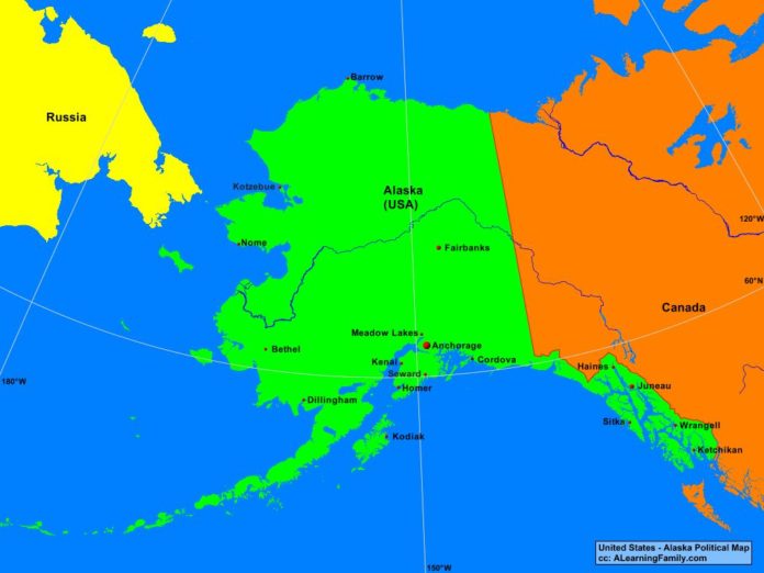 alaska political map